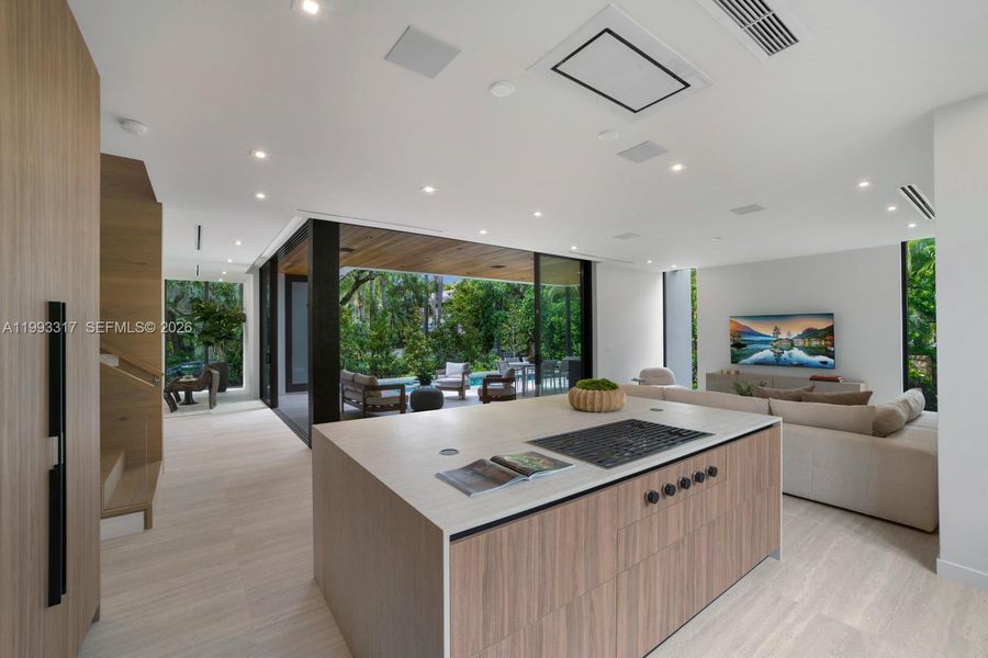Furnished interior view inside a new home in , Miami (Image 8).