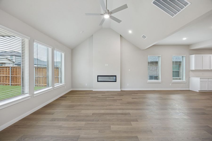 Living Room in the Stanley II home plan by Trophy Signature Homes – REPRESENTATIVE PHOTO Living Room in the Stanley II home plan by Trophy Signature Homes – REPRESENTATIVE PHOTO