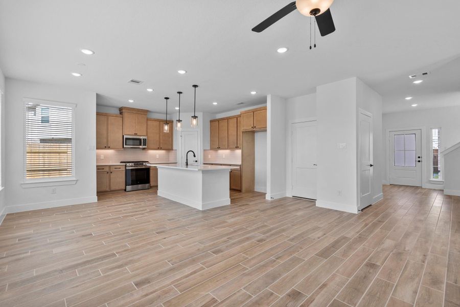 Furnished interior view inside a new home in Elyson, Katy (Image 8).