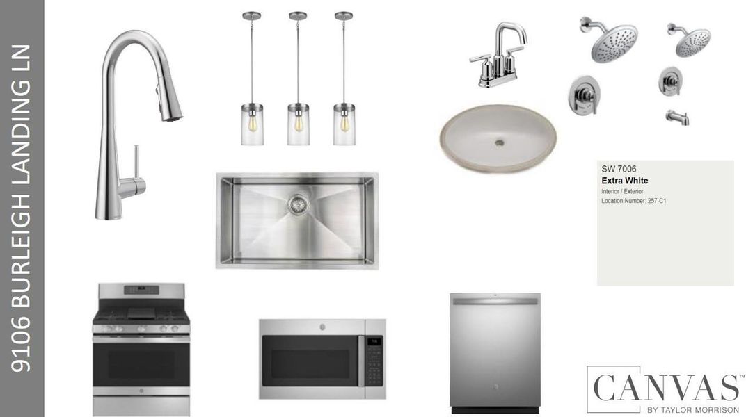 Design Selections. Home is under construction, selections subject to change.