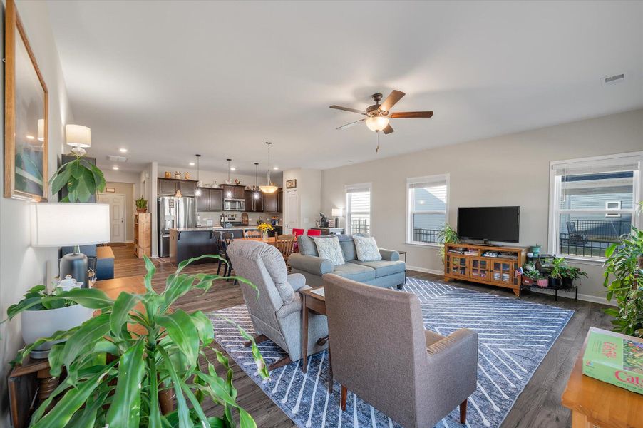 Furnished interior view inside a new home in , Ravenel (Image 7).
