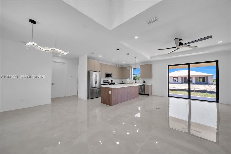 Furnished interior view inside a new home in , Lehigh Acres (Image 7).