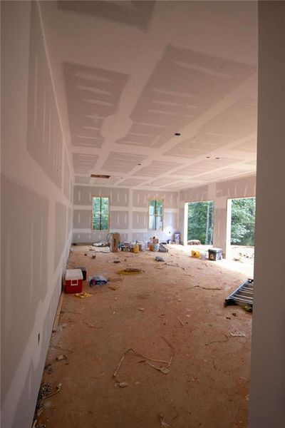In-progress construction of a new home in , Monroe, GA (Image 47).