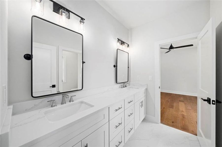 Furnished interior view inside a new home in , Atlanta (Image 30).