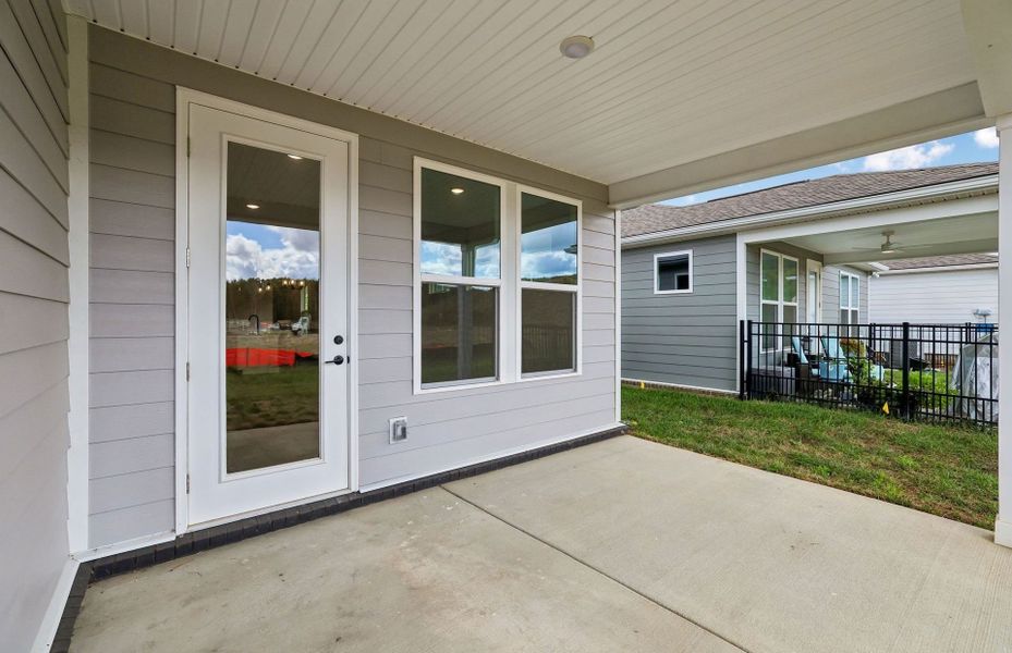 Exterior details and patio area of a home in Del Webb Barton Village, Lebanon (Image 25).