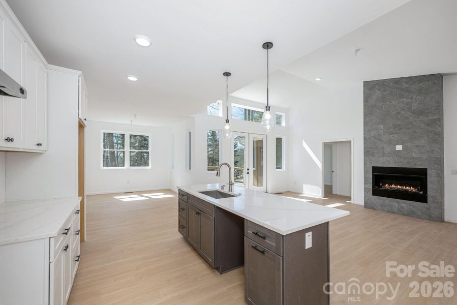 Furnished interior view inside a new home in , Flat Rock (Image 8).