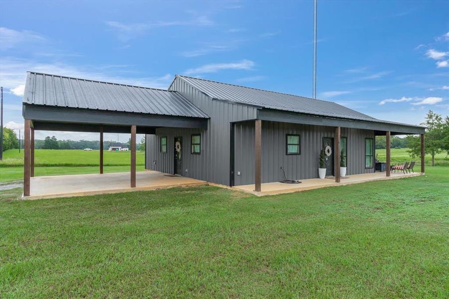 Front exterior of a new home in , Ben Wheeler, TX, highlighting curb appeal (Image 18).