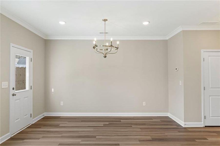 Spacious, unfurnished interior of a new home in River Walk Place, Lawrenceville (Image 20).