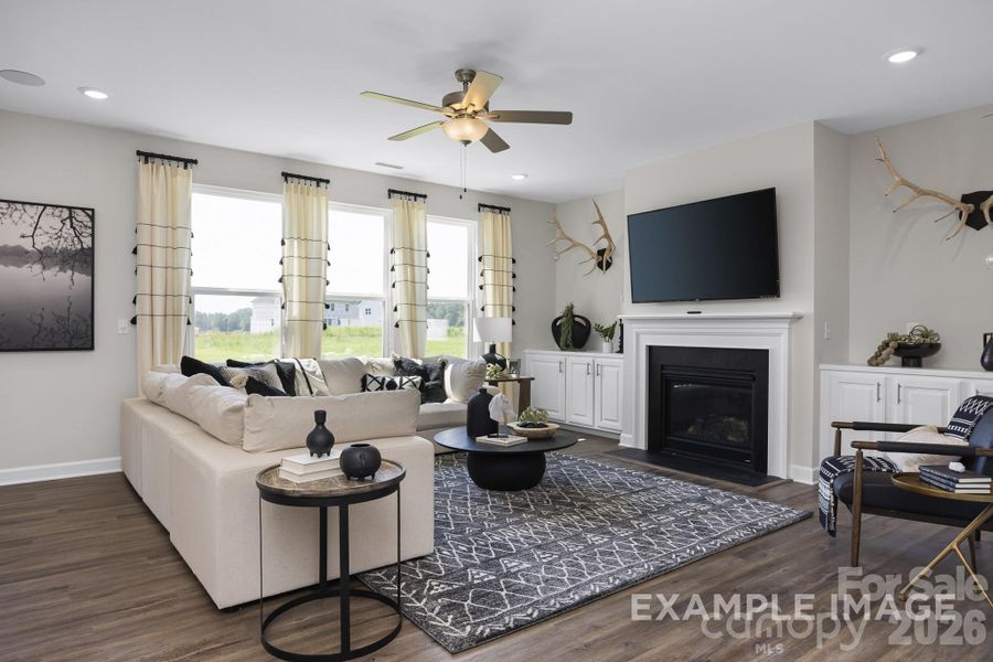 Furnished interior view inside a new home in Windgate, Mooresville (Image 4).