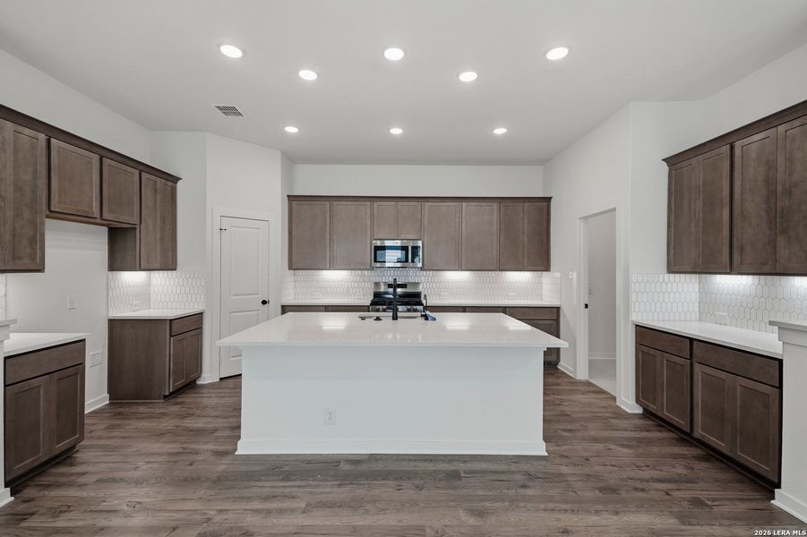 Furnished interior view inside a new home in The Crossvine, Schertz (Image 13).