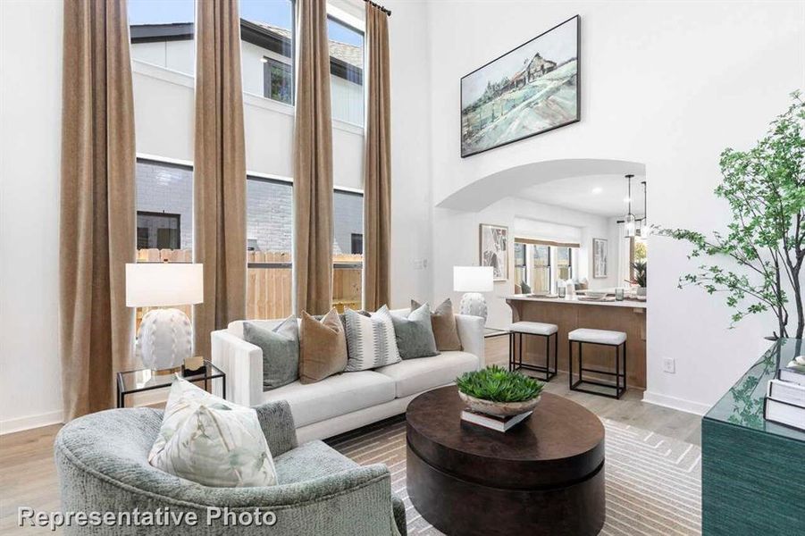 Furnished interior view inside a new home in Creekshaw, Royse City (Image 24).