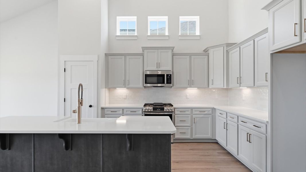 Well-designed kitchen with a center island and tasteful finishes that elevate everyday living in Moore, SC