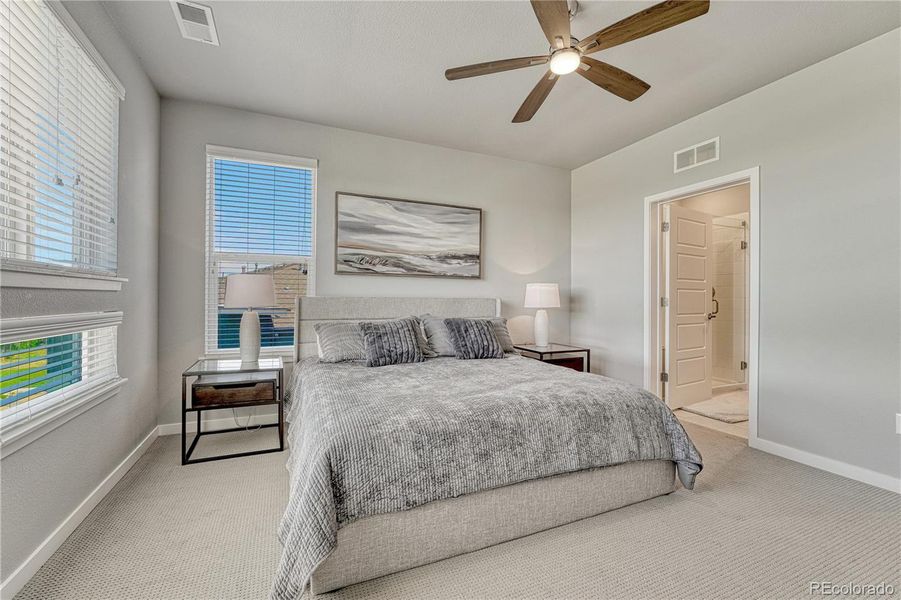 Furnished interior view inside a new home in The Trails at Westcreek, Parker (Image 10).