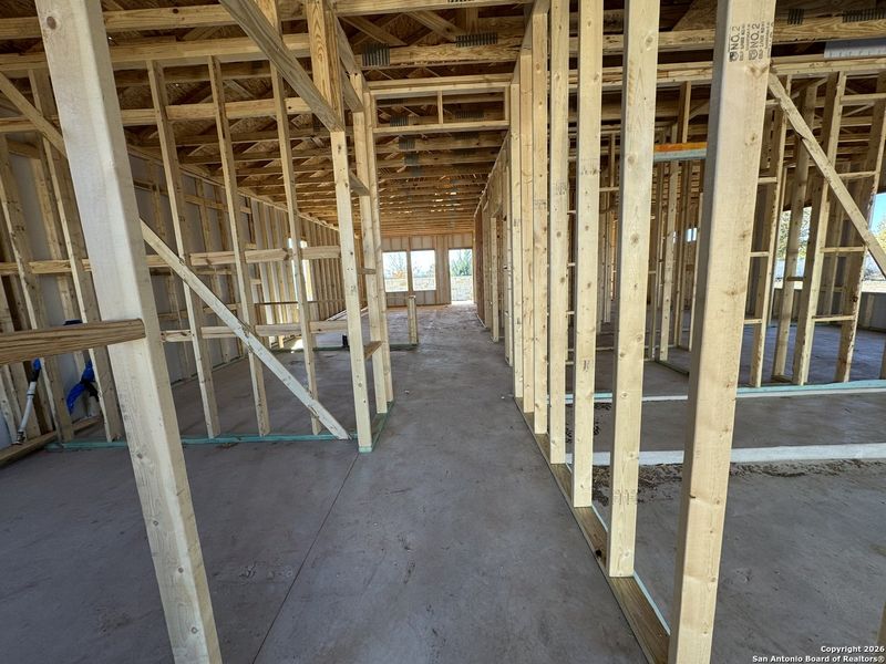 In-progress construction of a new home in Enclave at Hennersby Hollow 50's, San Antonio, TX (Image 20).