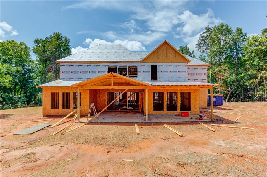 In-progress construction of a new home in , Buford, GA (Image 3). In-progress construction of a new home in , Buford, GA (Image 3).