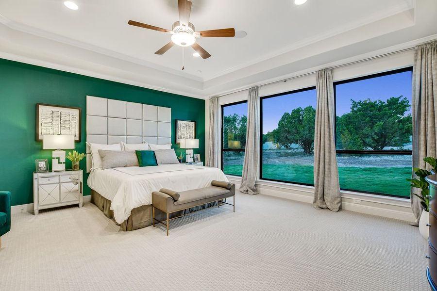 Representative furnished interior of a home built from the Madera II by Giddens Homes in Scofield Farms Estates, Georgetown (Image 128).