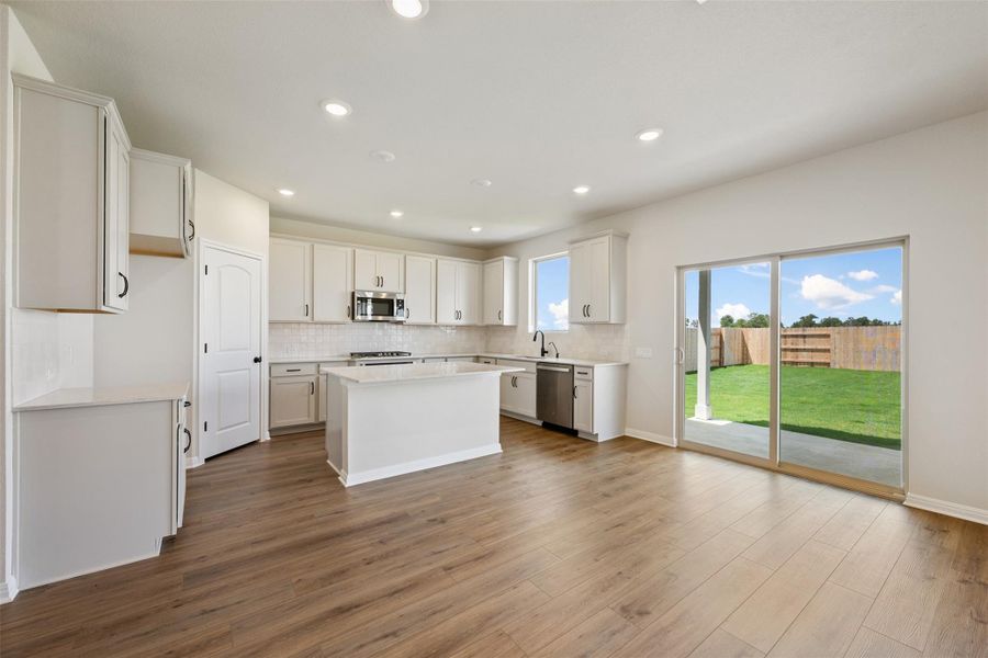 Furnished interior view inside a new home in Patterson Ranch, Georgetown (Image 5).