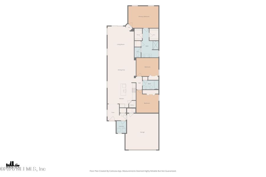 2D floor plan layout of this home in , St. Augustine, FL (Image 5).