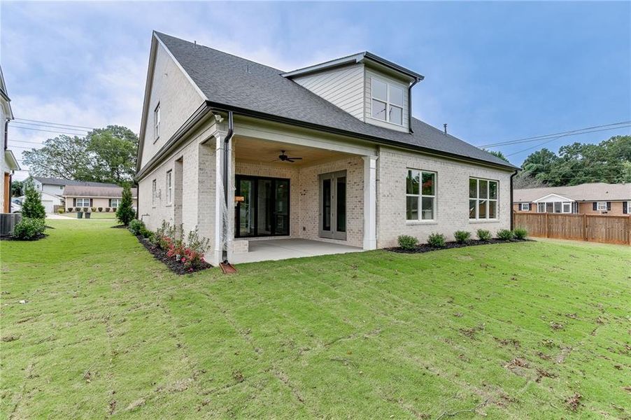 Exterior details and patio area of a home in , Buford (Image 29).