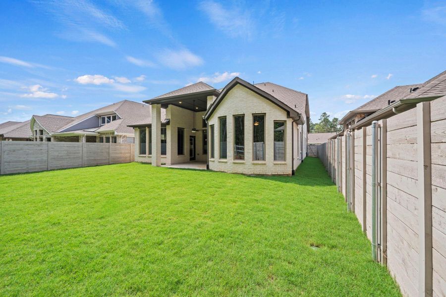 Exterior details and patio area of a home in Two Step Farm, Montgomery (Image 22).