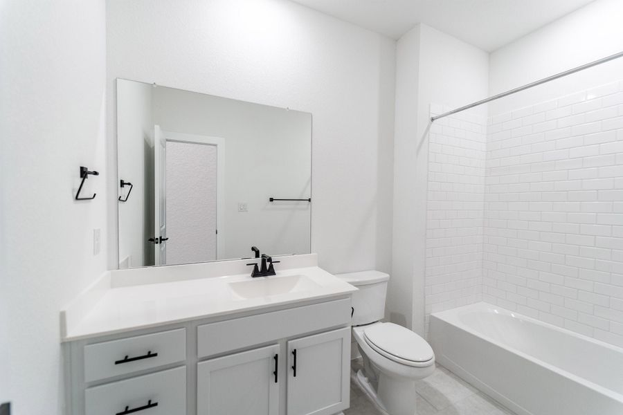 Furnished interior view inside a new home in Lariat, Liberty Hill (Image 6).