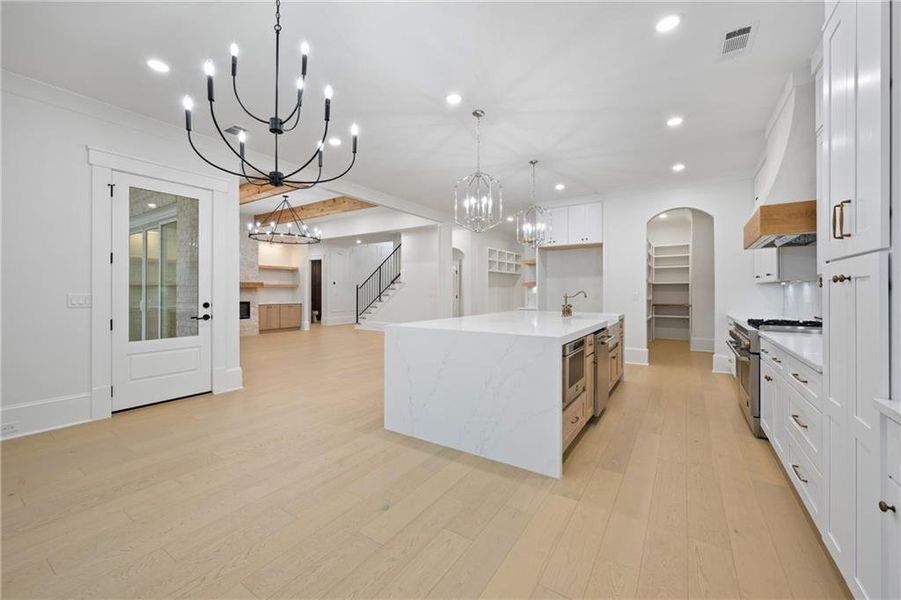 Furnished interior view inside a new home in , Dacula (Image 21).