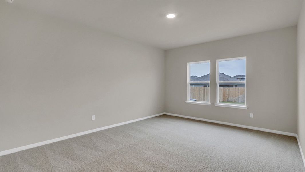 Spacious, unfurnished interior of a new home in Rosenbusch Ranch, Leander (Image 18). Spacious, unfurnished interior of a new home in Rosenbusch Ranch, Leander (Image 18).