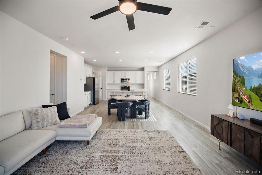 Furnished interior view inside a new home in Paint Brush Hills, Peyton (Image 8).