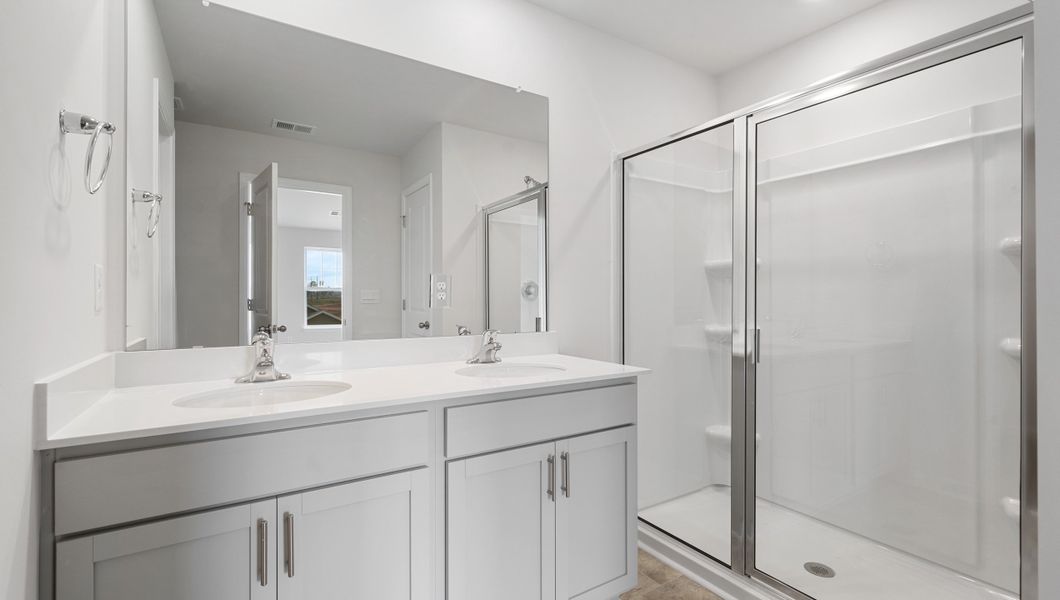 Furnished interior view inside a new home in Hawk Ridge, Anderson (Image 10).
