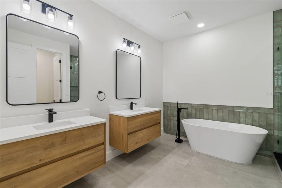 Furnished interior view inside a new home in , Tampa (Image 9). Furnished interior view inside a new home in , Tampa (Image 9).