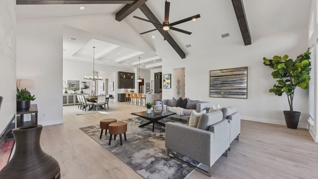 Representative furnished interior of a home built from the Franklin by Chesmar Homes in Feathergrass, Florence (Image 14).