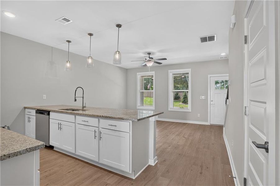 Furnished interior view inside a new home in The Cottages at East Lanier, Fayetteville (Image 5).