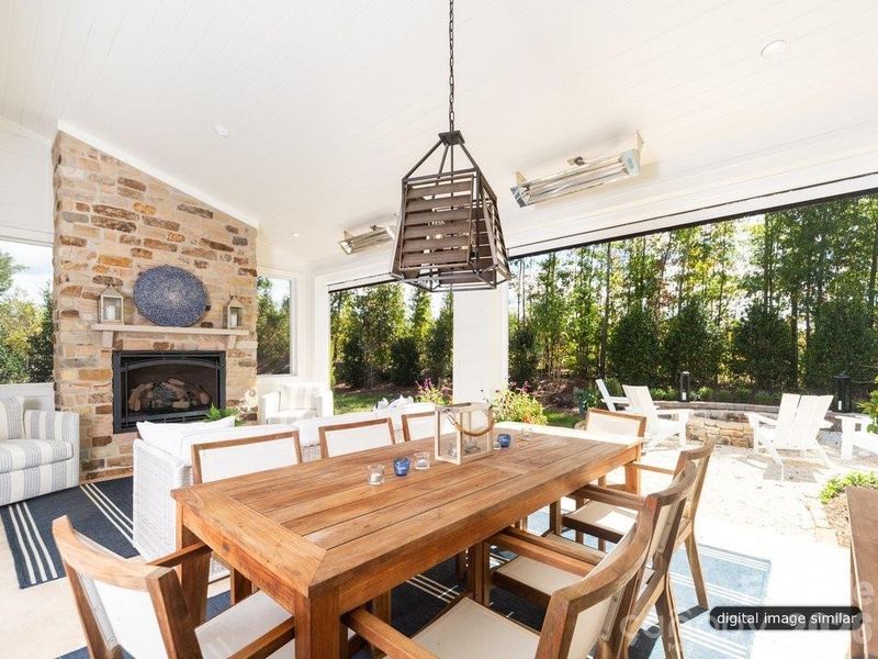 Furnished interior view inside a new home in , Davidson (Image 28).