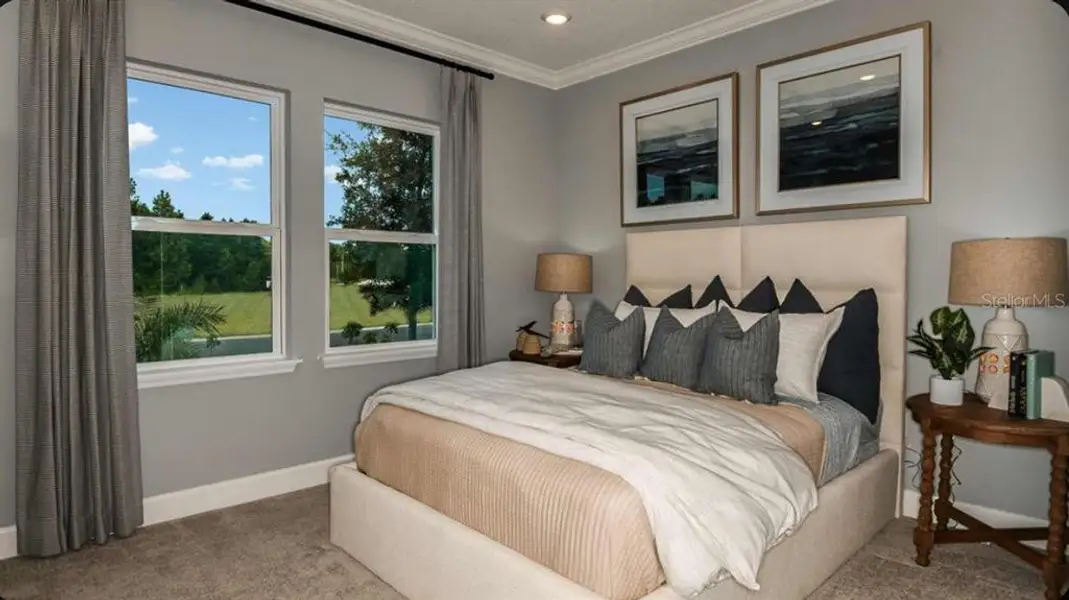Furnished interior view inside a new home in Colbert Landings, Palm Coast (Image 9). Furnished interior view inside a new home in Colbert Landings, Palm Coast (Image 9).