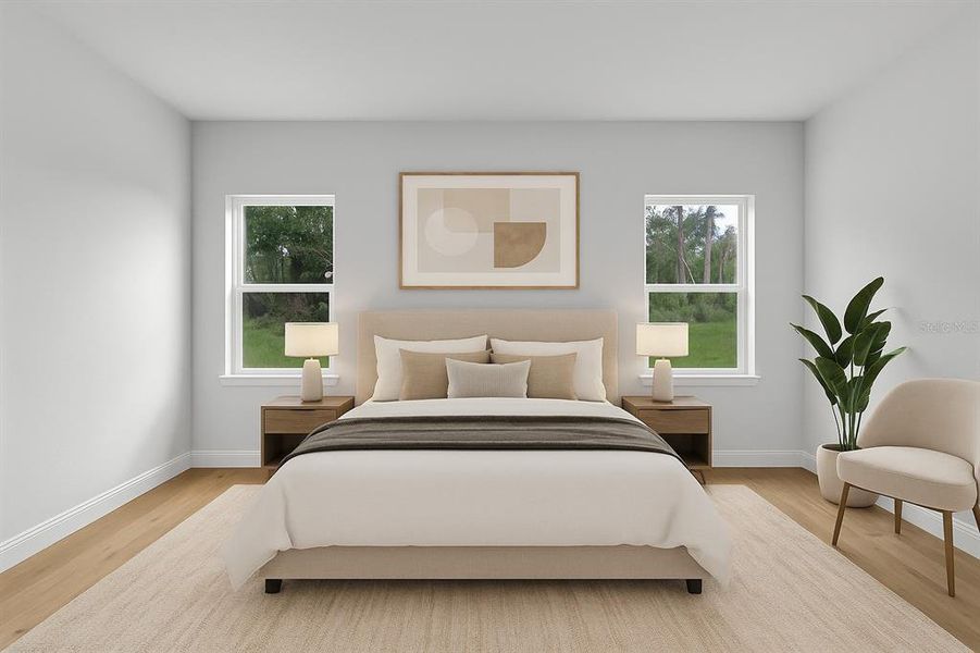 Furnished interior view inside a new home in , Ocala (Image 23).