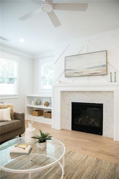 Furnished interior view inside a new home in , Atlanta (Image 28).