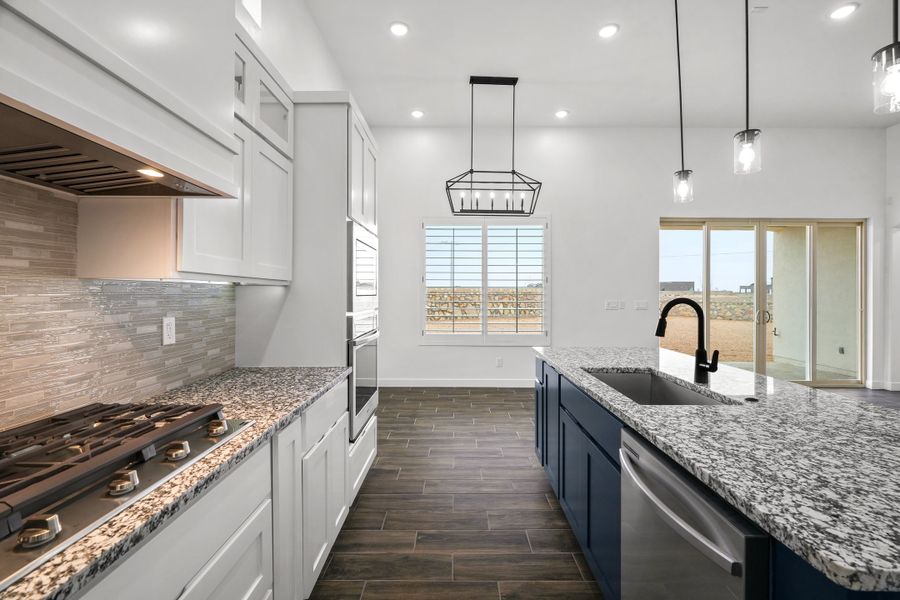 Representative furnished interior of a home built from the Scottsdale by LEH. Homes in Painted Sky, El Paso (Image 13). Representative furnished interior of a home built from the Scottsdale by LEH. Homes in Painted Sky, El Paso (Image 13).