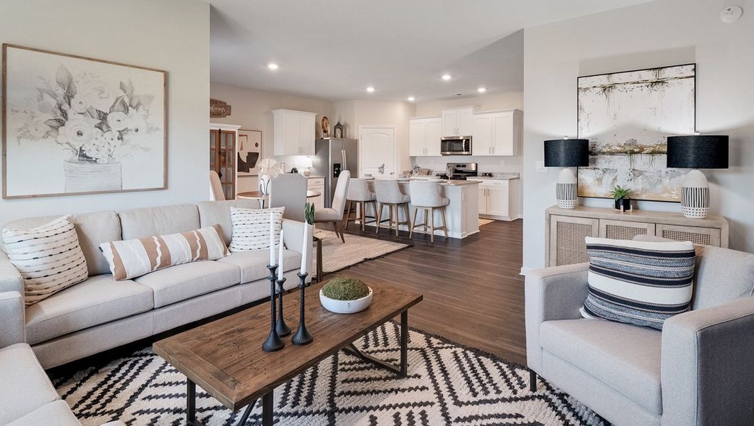 Representative furnished interior of a home built from the CALI by D.R. Horton in Morford, Jackson (Image 15).