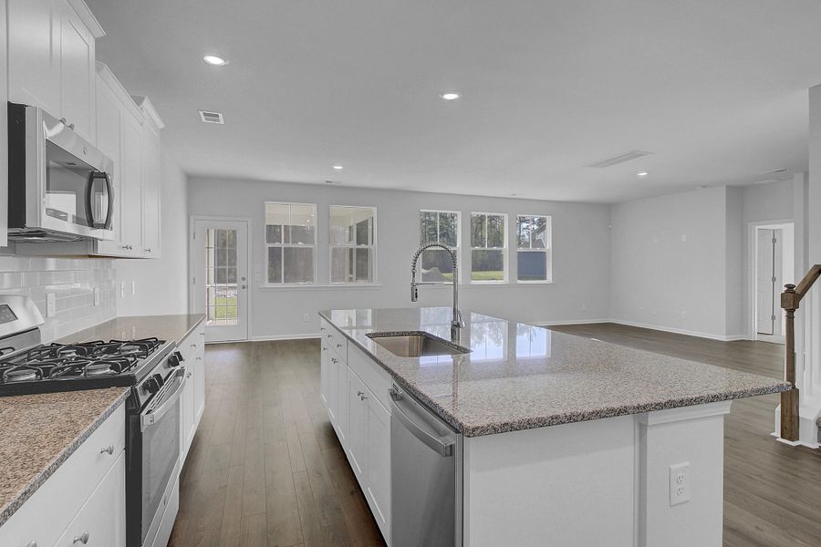 Furnished interior view inside a new home in Heron's Walk at Summers Corner, Summerville (Image 7).
