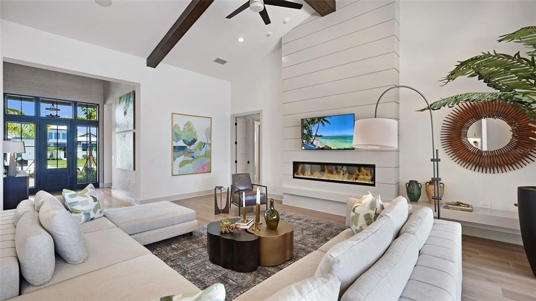 Furnished interior view inside a new home in , Venice (Image 18).
