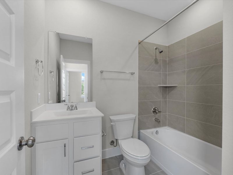 Furnished interior view inside a new home in Jubilee 50′, Hockley (Image 9).