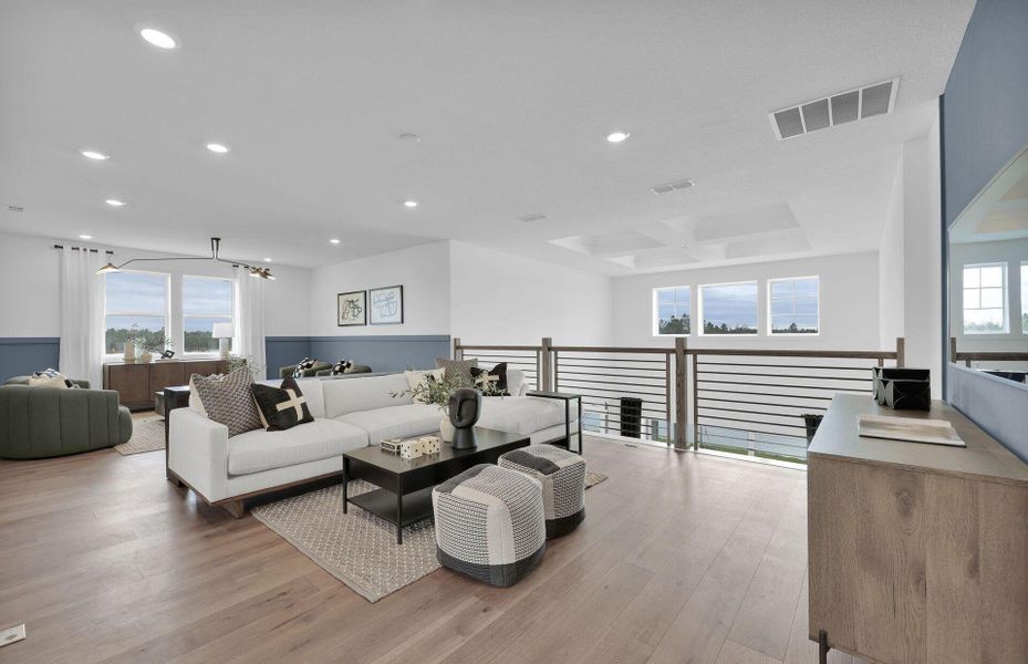 Furnished interior view inside a new home in Marigold, Davie (Image 13).