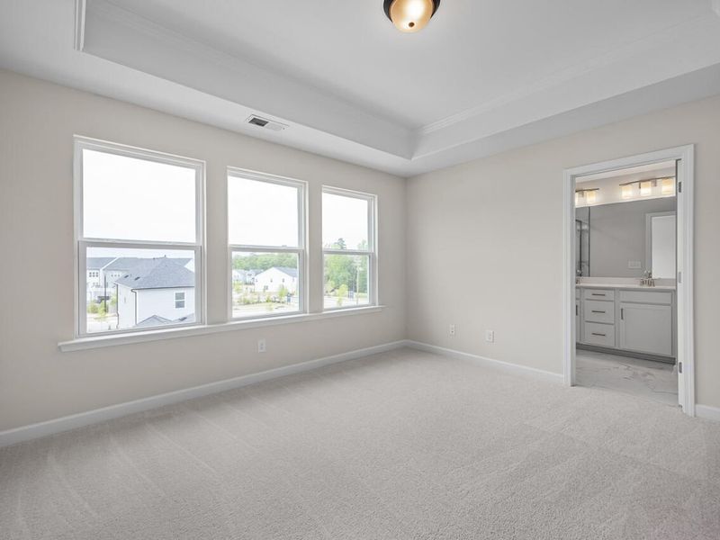 Spacious, unfurnished interior of a new home in Forestville Yard Townhomes, Knightdale (Image 17).