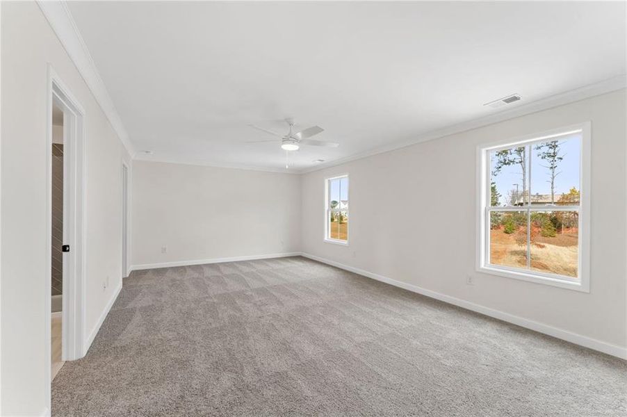 Spacious, unfurnished interior of a new home in Cherokee Township, Acworth (Image 21).