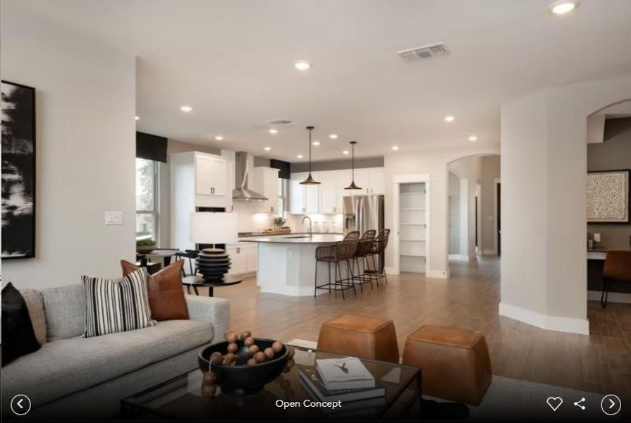 Interior photos- Photo of Pulte model home with same floor plan, not of actual home listed.