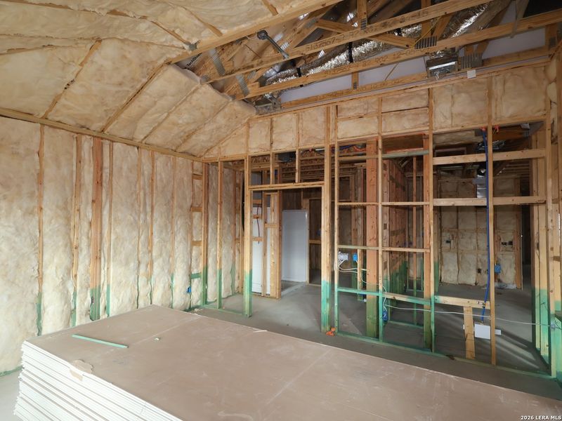 In-progress construction of a new home in Mesquite Ridge, San Antonio, TX (Image 38). In-progress construction of a new home in Mesquite Ridge, San Antonio, TX (Image 38).