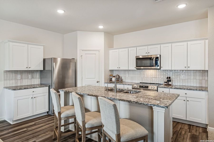 Furnished interior view inside a new home in Liberte, Converse (Image 15). Furnished interior view inside a new home in Liberte, Converse (Image 15).