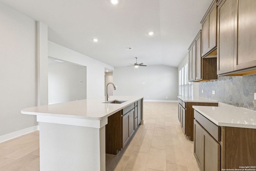 Furnished interior view inside a new home in Legendary Trails - Premier Series, Cibolo (Image 12).