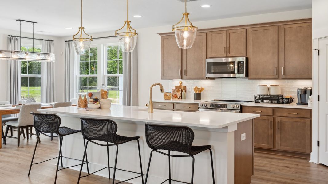 Representative furnished interior of a home built from the St. Helena by DRB Homes in Creekside at Andrews, Summerville (Image 10).