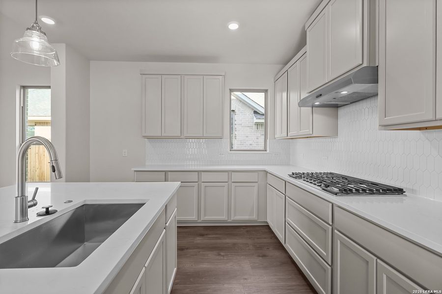 Furnished interior view inside a new home in Nopal Valley, San Antonio (Image 11).